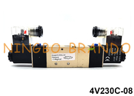 4V230C-08 Airtac Type Pneumatic Solenoid Valve 5/3 Way 24VDC 220VAC