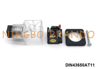 DIN43650A PG11 2P+E Solenoid Coil Connector Dengan Led Indicator IP65 AC DC