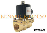 2/2 Way Brass Body G3 / 4 &quot;Thread Normal Tutup Katup Solenoid 2W200-20