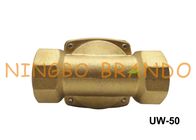 2 &quot;2W500-50 UW-50 Uni-D Jenis NBR Diafragma Kuningan Listrik Solenoid Valve Biasanya Tertutup AC110V DC24V
