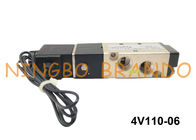 1/8 &quot;NPT 4V110-06 AIRTAC Jenis Pneumatic Solenoid Air Valve 2 Posisi 5 Way DC24V AC220V