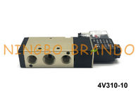 4V310-10 3/8 &quot;NPT Airtac Type Kontrol Listrik Solenoid Valve 5/2 Cara Percontohan Internal AC220V DC24V