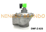 2 1/2 Inch DMF-Z-62S SBFEC Jenis Sudut Kanan Impuls Diafragma Valve Dengan Integral Solenoid DC24V