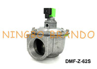 2 1/2 Inch DMF-Z-62S SBFEC Jenis Sudut Kanan Impuls Diafragma Valve Dengan Integral Solenoid DC24V