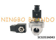 SCG353A043 3/4 &quot;Angle Kanan ASCO Tipe Integral Dioperasikan Pulse Valve Untuk Kolektor Debu Terbalik