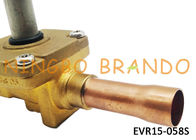 032L1228 Danfoss Tipe EVR15 5/8 &quot;Solenoid Vave Untuk Sistem Pendinginan Dan Pendingin Tubuh Kuningan Tanpa Kumparan