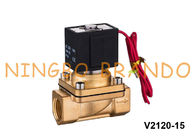 Jenis SMC Kuningan Solenoid Valve Untuk Gas Air 3/8 '' VX2130-10 1/2 '' VX2130-15 220 V AC 24 V DC