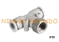 PTF Female Branch Tee Pneumatic Air Fittings 1/8 '' 1/4 '' 3/8 '' 1/2 ''