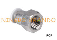 PCF Female Straight Push Fit Pneumatic Hose Fittings 1/8 `` 1/4 '' 3/8 '' 1/2 ''