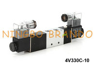 4V330C-10 Airtac Type Pneumatic Solenoid Valve 5/3 Way 24V DC 220V AC