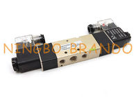 4V230C-08 1/4 '' Double Coil 5/3 Way Closed Center Pneumatic Solenoid Valve