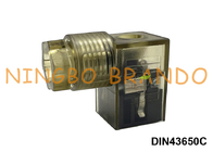 DIN 43650 Bentuk C Solenoid Valve Coil Socket Connector DIN 43650C