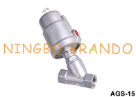 1/2 '' DN15 Air Actuated Double Acting Pneumatic Angle Seat Valve