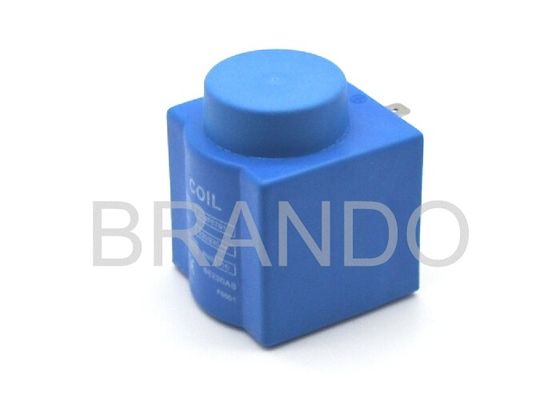 R134a Refrigeration System Pneumatic Solenoid Coil EVR 230V Brass Body Blue Color