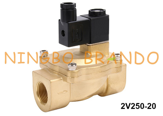 2V250-20 Airtac Jenis Kuningan Solenoid Valve 3/4 ''12V 24V DC 110V 220V AC