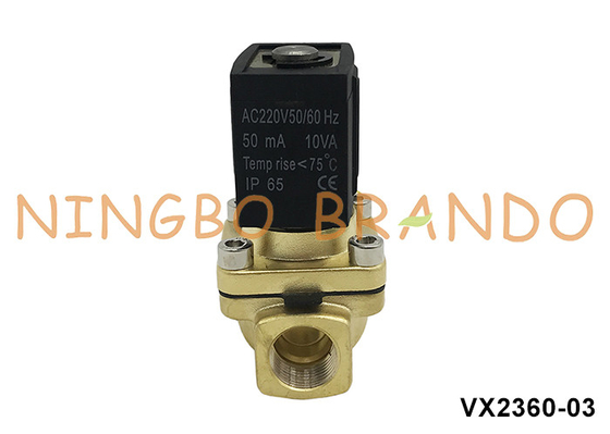 VX2360-03 3/8 '' SMC Tipe Kuningan Solenoid Valve Untuk Air Air 220V 110V 24V
