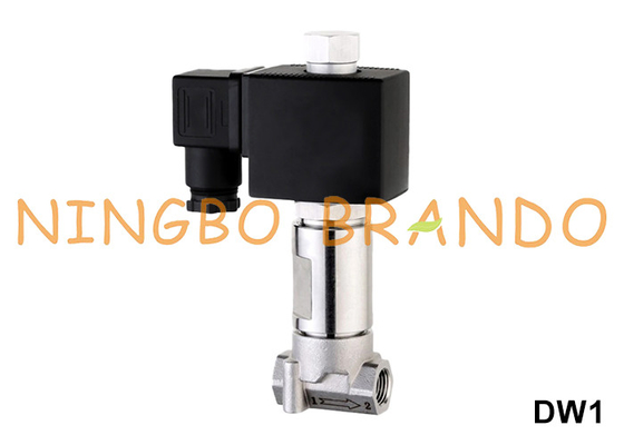 -196°C suhu yang sangat rendah kriogenik Solenoid Valve untuk nitrogen cair 1/8' 1/4'