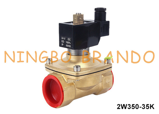 1-1/4' Dua arah biasanya terbuka Kuningan Water Solenoid Valve 220V 110V 24V 12V