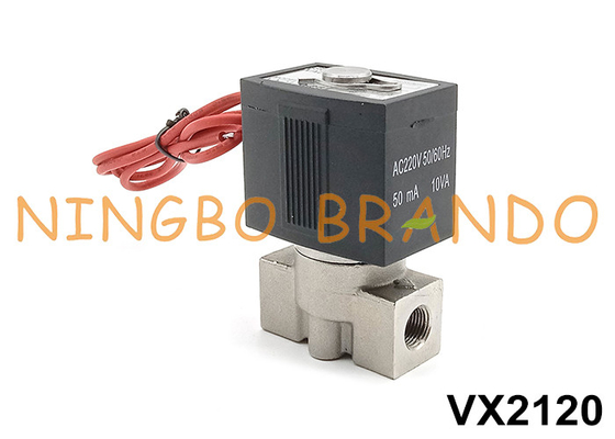 SMC Tipe VX2120-02 Solenoid Valve dari Baja Rinsing 1/4' 24V 220V