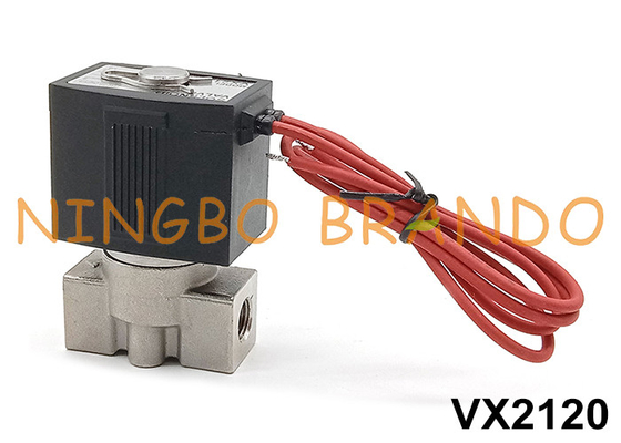SMC Tipe VX2120-02 Solenoid Valve dari Baja Rinsing 1/4' 24V 220V