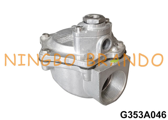 G353A046 Sudut kanan 1-1/2'' katup pilot jarak jauh untuk pengumpul debu