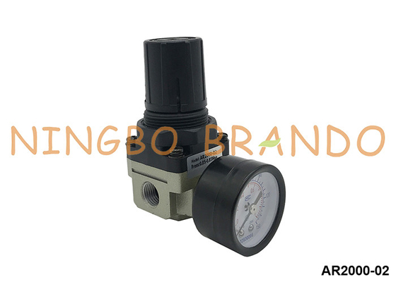 AR2000-02 SMC Tipe Pneumatic Air Pressure Regulator Dengan Gauge 1/4'' 10 bar