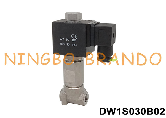 -196°C Ultra Cryogenic Solenoid Valve Untuk Nitrogen Cair 1/8 '' 1/4 '
