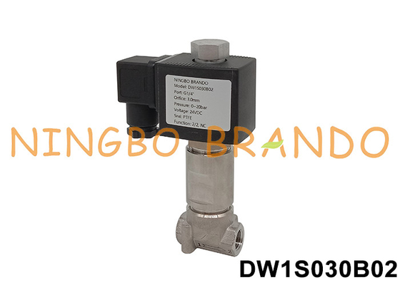 -196°C Ultra Cryogenic Solenoid Valve Untuk Nitrogen Cair 1/8 '' 1/4 '