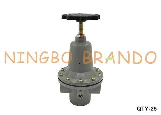QTY-25 1'' 10 bar Pneumatic Air Regulator Pressure Reducing Valve Dengan Gauge