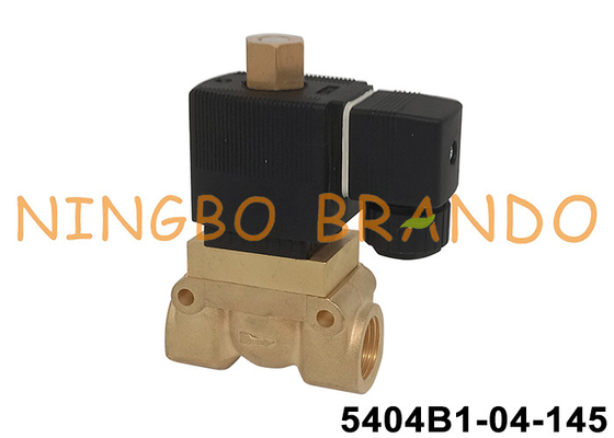 5404 2 Way Tekanan Tinggi Normal Buka Kuningan Solenoid Valve 50 bar 24V 220V