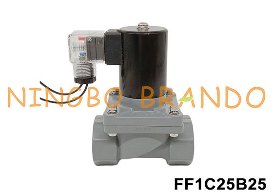 1′ DN25 Anti Korosif Solenoid Valve Dengan CPVC Body 24V 110V 220V