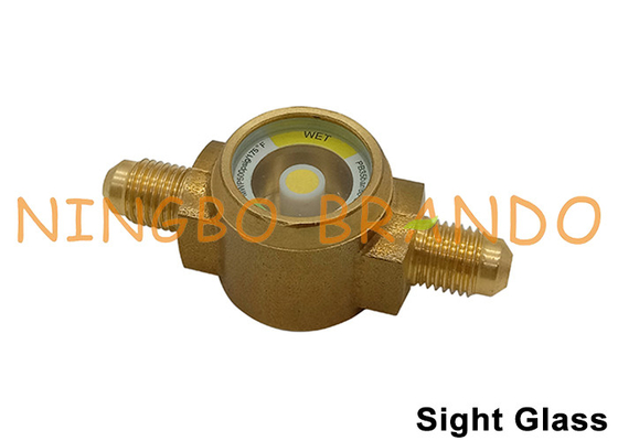 Danfoss Type 1/4' 3/8' SAE Flare Sight Glass Untuk Pendingin