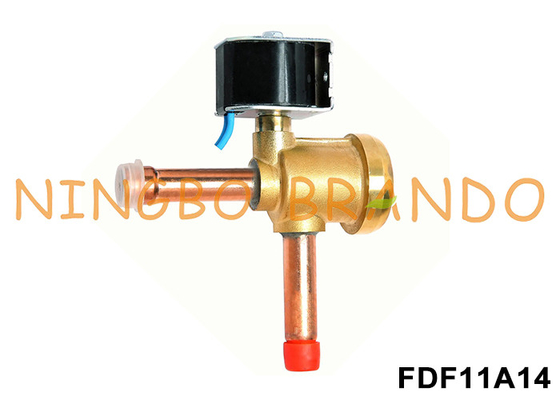 FDF11A14 12.7mm OD SANHUA Tipe Solenoid Valve Untuk Pendingin