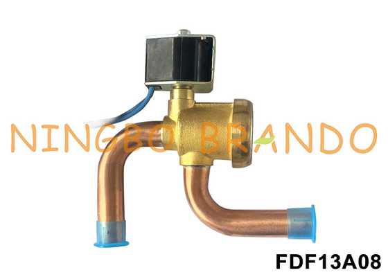 FDF13A08 5/8' Sanhua Tipe Solenoid Valve Untuk Pompa Panas 24V 110V 220V