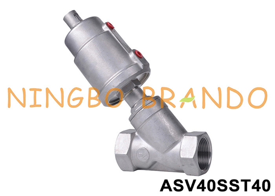 1-1/2 '' Threaded Port DN40 Y Tipe Pneumatic Angle Seat Valve