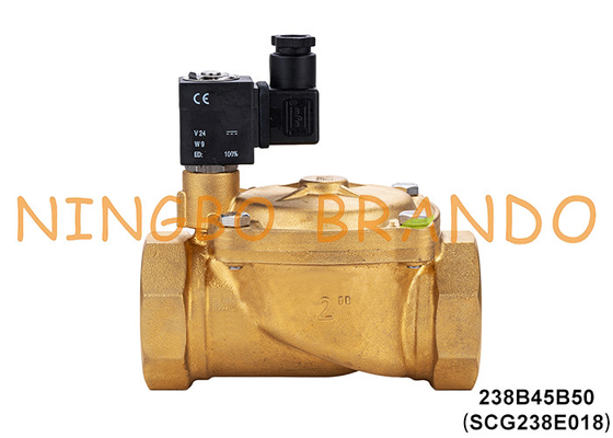 SCG238E018 2'' ASCO Tipe Brass Solenoid Valve 2 Way NC 220V 110V 24V