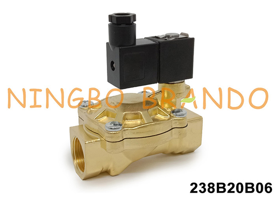 ASCO Tipe 238 Seri 3/4 'Solenoid Valve dengan Badan Kuningan 24V 110V 220V
