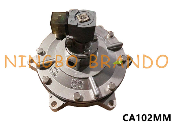 CA102MM 4'' Full Immersion Pulse Jet Valve Untuk Filter Kantong 24V DC 220V AC