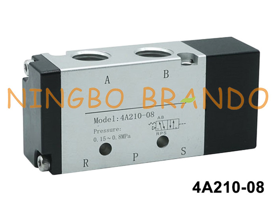 4A210-08 1/4'' Pneumatic Air Pilot Valve Dengan Aluminium Alloy Body