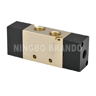 4A220-08 Klep Kontrol Udara Pneumatik Pengendalian Ganda 5 Way 2 Posisi