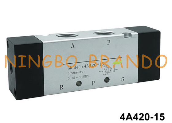 4A420-15 1/2' Pneumatic Air Pilot Valve Dengan Aluminium Alloy Body