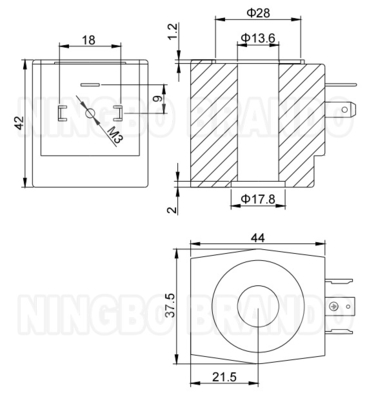 Kumparan Katup Solenoid PC1 Tipe Watson untuk Katup Pengumpul Debu 24V 220V