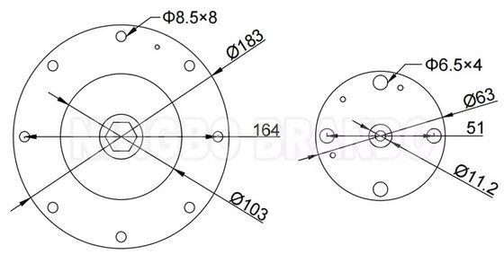 K5004 K5000 Kit Perbaikan Diafragma Untuk Katup Pulsa 2'' Goyen CA50T CA62T