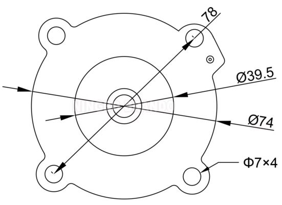 Kit Perbaikan Diafragma VP25 untuk Katup Pulsa HUANENG MD125 1 inci