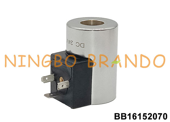 16mm Lubang 52mm Tinggi Hidrolik Solenoid Valve Coil 33W 12V 24V