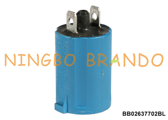Kumparan Solenoid Biru Untuk Suku Cadang Pulsator Susu DELAVAL 24V 2W 3.3W EP100 EP2090