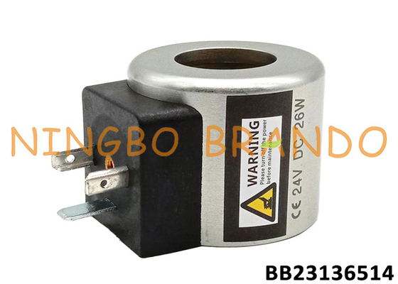 24VDC 26W Hidrolik Solenoid Valve Coil Untuk Foton Lovol FR60 Excavator