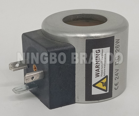24VDC 26W Hidrolik Solenoid Valve Coil Untuk Foton Lovol FR60 Excavator