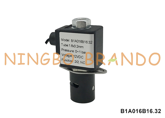 Katup Jepit Solenoid Tertutup Normal untuk Tabung 3.2mm 220V 110V 24V 12V