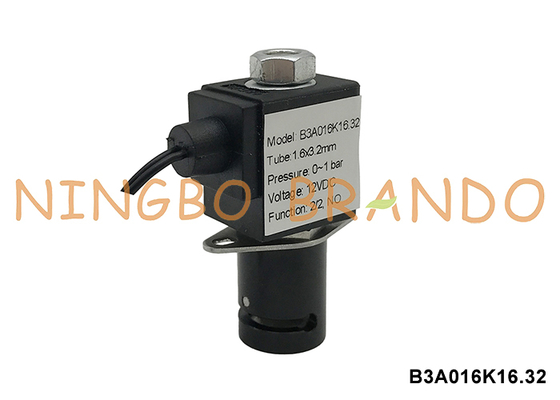 Biasanya Buka Solenoid Pinch Valve Squeeze 3.2mm Tabung 12V 24V 110V 220V